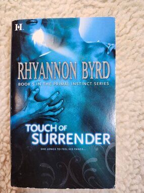 Rhyannon Byrd Touch of Surrender Paperback 2010 Paranormal Romance Book 5 HQN